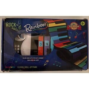 Roll up rainbow piano